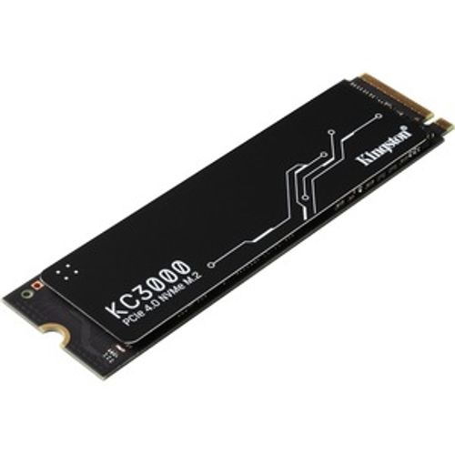 Kingston SKC3000D/4096G M.2 NVMe 4TB SSD, KC3000, PCIe Gen 4x4, 3D TLC NAND, Read up to 7,000 MB/s, Write up to 7,000 MB/s (double sided), 2280, Includes cloning software slika 1