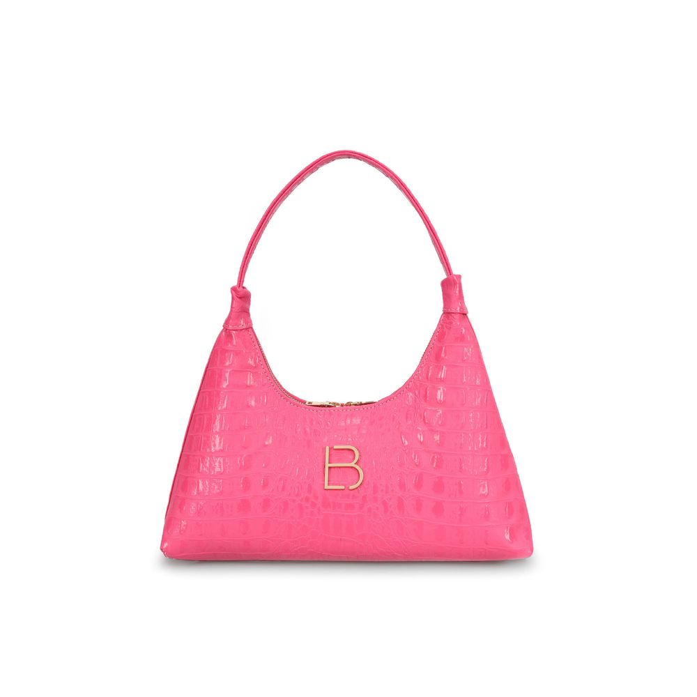 Torba preko ramena 505 - Croco Fuchsia u fuksija boji slika 1