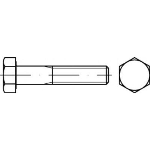 TOOLCRAFT TO-5443182 vijak s šesterokutnom glavom 58 mm 114 mm vanjski šesterokutni 83931 čelik galvansko pocinčani 25 St. slika 1