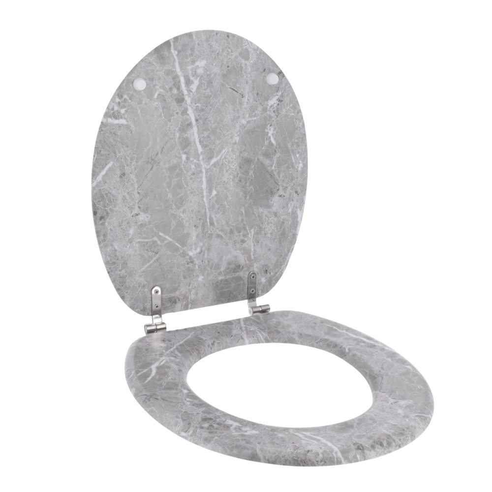 Tendance wc daska mdf sa inox okovima, marbre slika 2