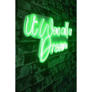 Wallity Ukrasna plastična LED rasvjeta, It was all a Dream - Green