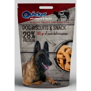 Quicker Dog Bisquits & Snacks poslastica za pse Beef 90g