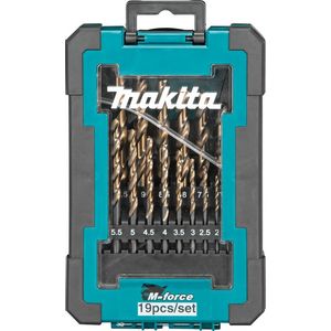 Makita 19-dj.set M-force HSS svrdala 1-10mm  D-67583 BP24