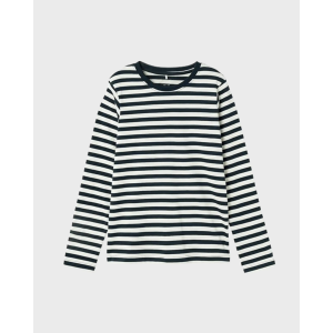 Name It majica dugih rukava za dječake Black Stripes 146/152 cm