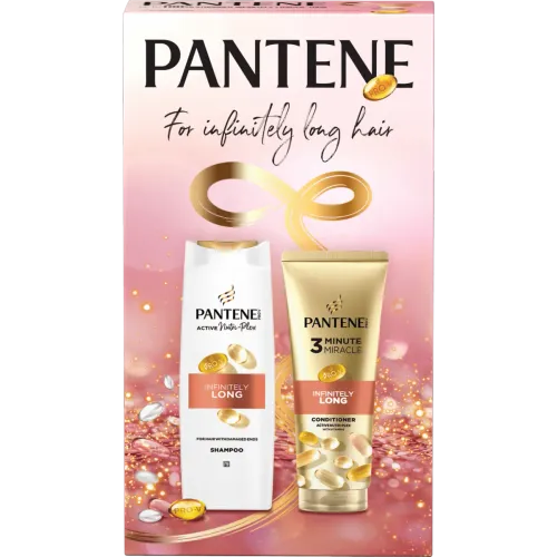 Set proizvoda Pantene Infinitely Long: šampon i serum slika 1