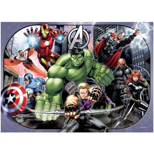 Marvel Avengers puzzle 4x100pcs slika 4