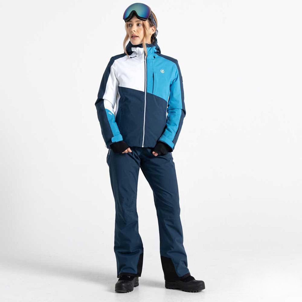 Dare2B Ženska jakna za skijanje Chute, Moonlight Denim/Swedish Blue slika 6
