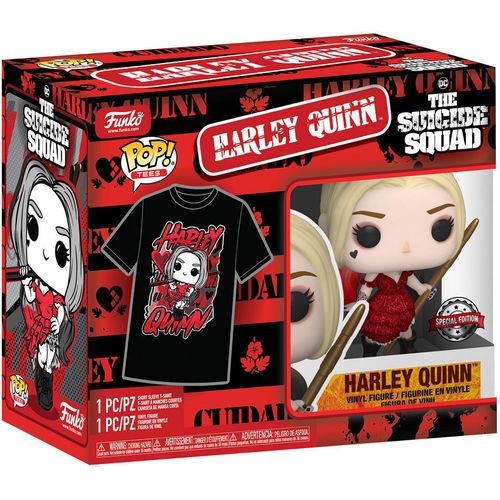 Set figure POP & Tee DC Comics Escuadron Suicida Harley Quinn size L slika 2