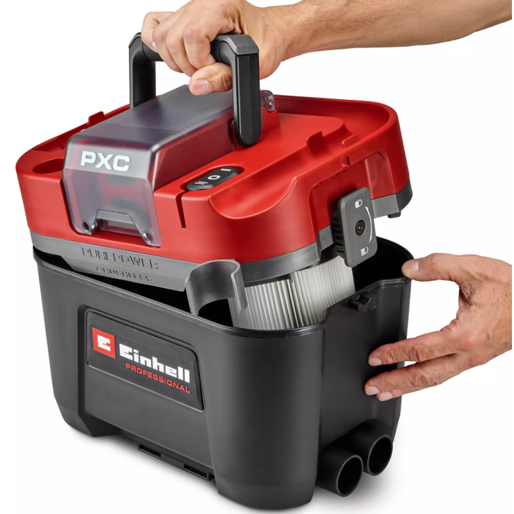 Einhell professional TP-VC 18/10 Li BL L-Solo, akumulatorski suho/mokro usisavač slika 5
