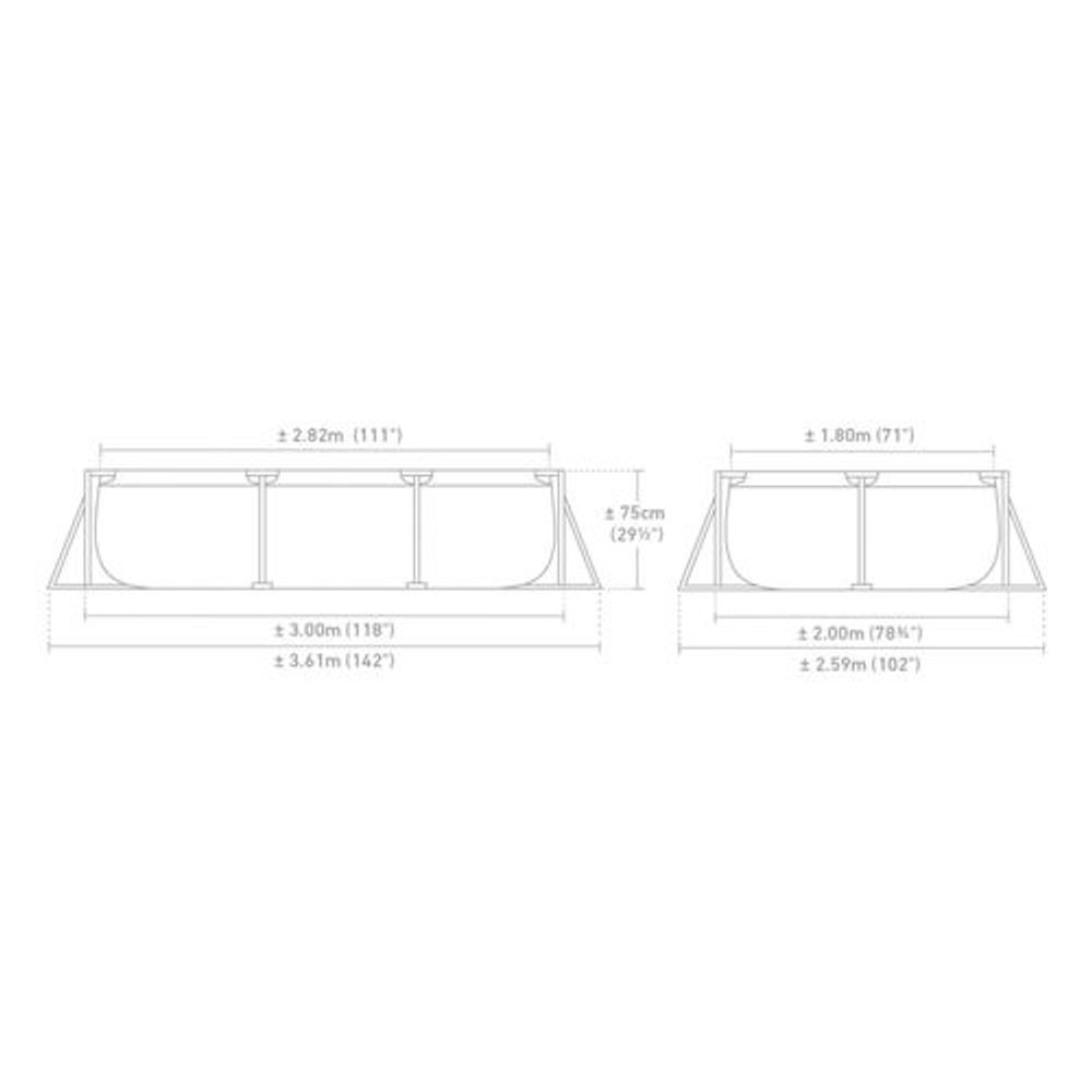 Intex bazen 300x200x75 cm metalna konstrukcija 28272NP slika 3