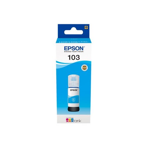 Tinta Epson 103, C13T00S24A, EcoTank, Cyan, ink bottle  slika 1