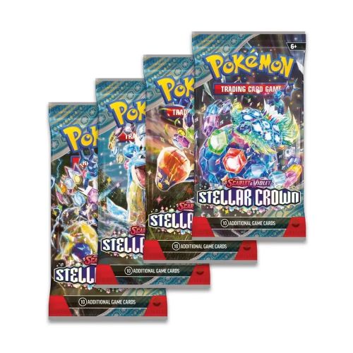 POKEMON TCG: SCARLET & VIOLET: STELLAR CROWN - BOOSTER PAKET slika 5