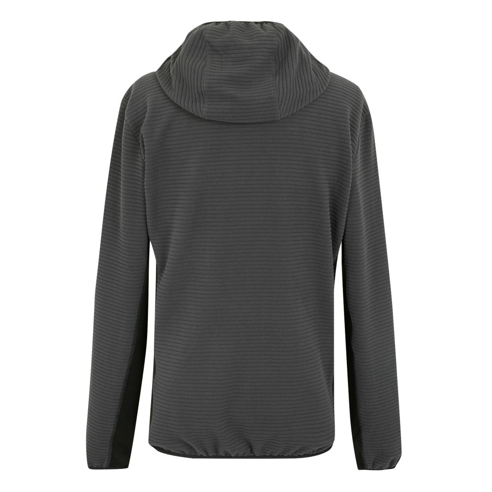 Regatta Muški duks na kopčanje sa kapuljačom Lakewright Fleece Ash/Black slika 3