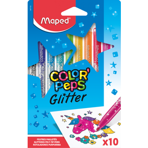 Maped flomasteri 10/1 GLITTER 