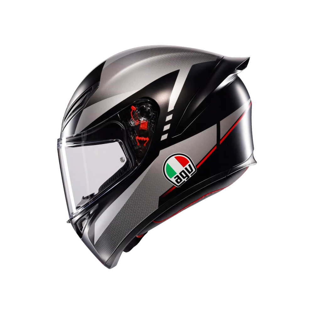 AGV K1 S LAP Matt Black/Grey/Red slika 4