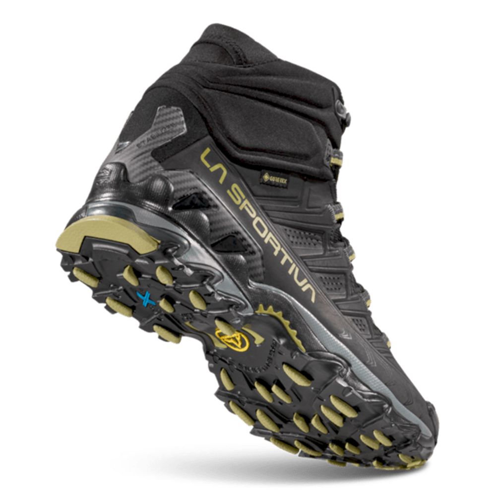 La Sportiva Muške gležnjerice Ultra Raptor II Mid Leather GTX, Black/Cedar slika 5