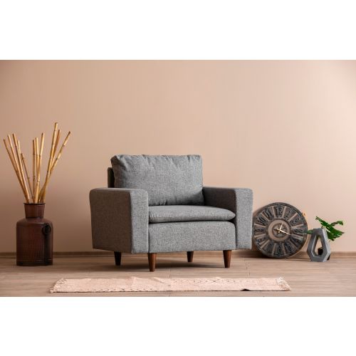 Atelier Del Sofa Fotelja, Svijetlo siva, Lungo - Light Grey slika 2