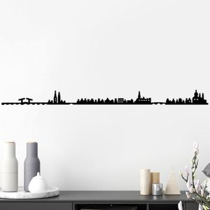 Wallity Metalna zidna dekoracija, Amsterdam Skyline