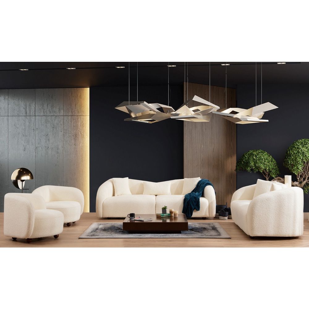 Venedik - Krem Sofa za Tri Osobe slika 3