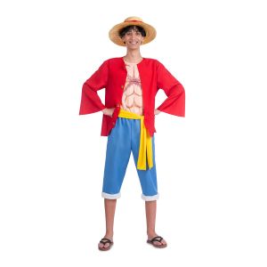 Svečana odjeća za odrasle One Piece Luffy (5 Dijelovi) S