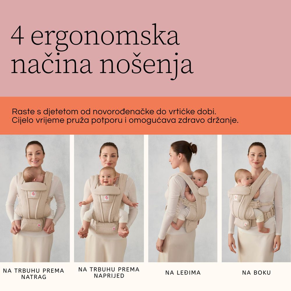 Ergobaby Omni Deluxe Mesh nosiljka Serene Blue  slika 6