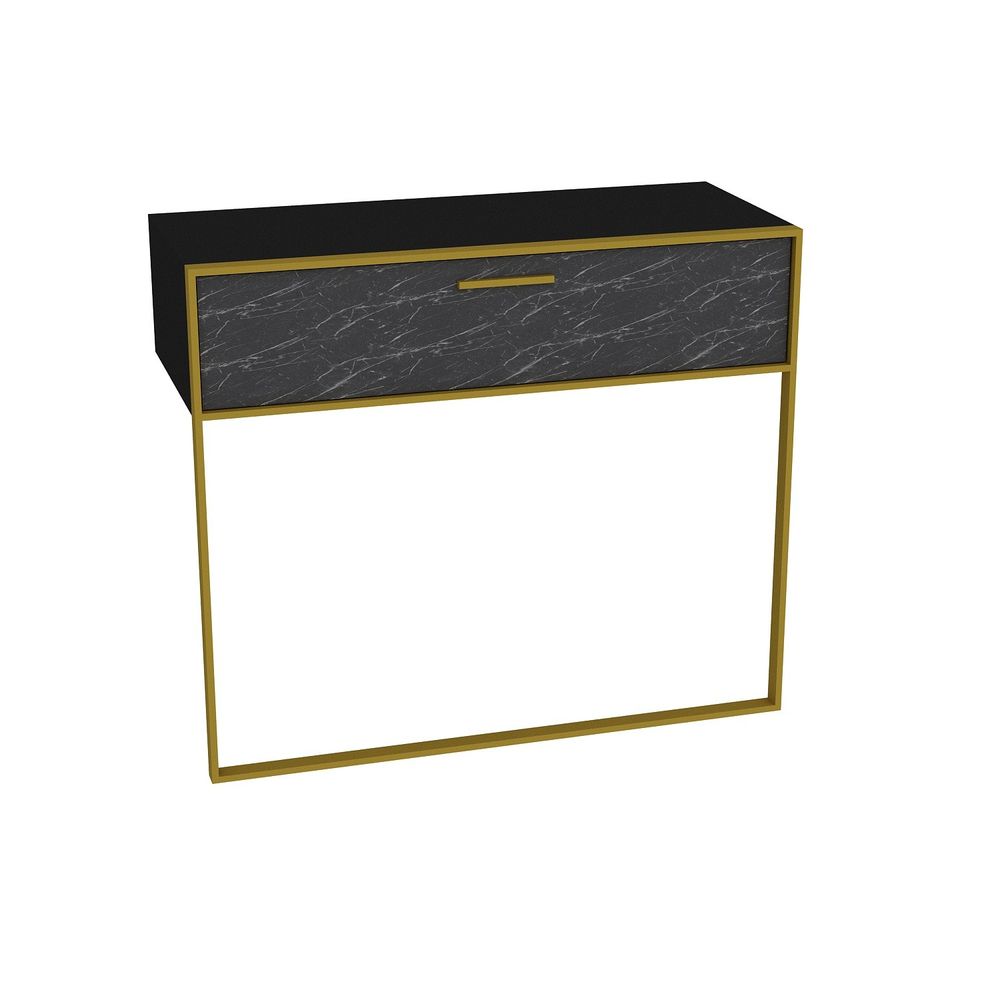 Polka - Crni Zlatni Sideboard slika 4