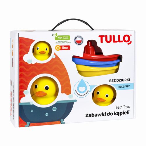 Tullo set patkica za kupanje bez rupa s čamcima 6kom. slika 1