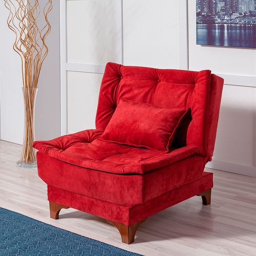 Kelebek Berjer - Claret Red Claret Red Wing Chair slika 1
