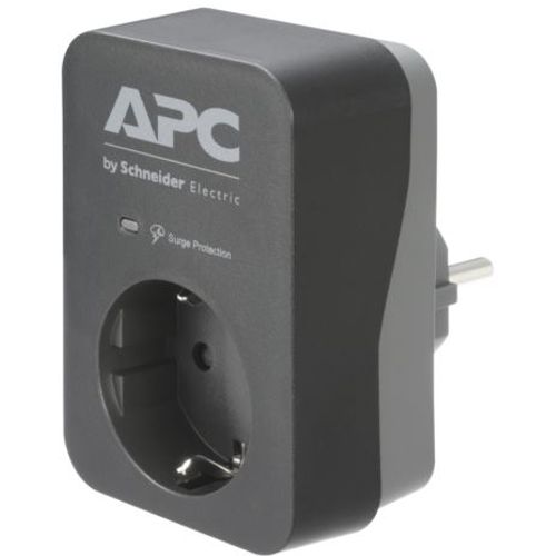 APC Essential SurgeArrest 1 Outlet Black 230V Germany slika 1