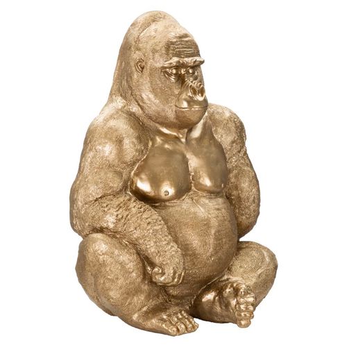 Mauro Ferretti Dekoracija GOLD GORILLA cm 64X53X82 slika 2