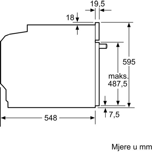Bosch pećnica s funkcijom mikrovalova HMG778NB1 slika 5