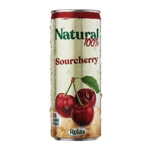 Natural 100% sok Višnja limenka 250ml