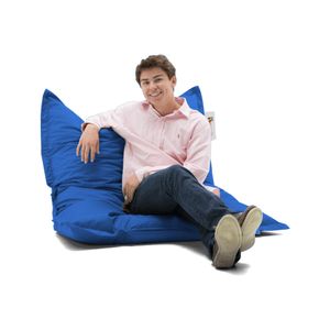 Atelier Del Sofa Vreća za sjedenje, Cushion Pouf 100x100 - Blue