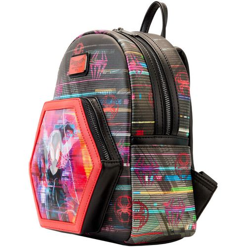 Loungefly Marvel Spiderman Across the Spider-Verse Lenticular backpack 27cm slika 3