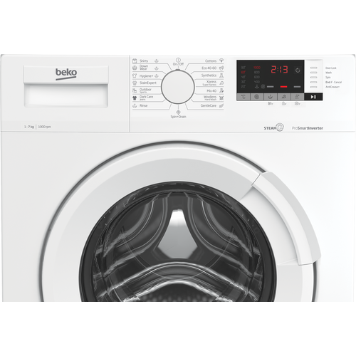 Beko WUE 7511 D XWW Veš mašina, 7 kg, 1000 rpm, ProSmart Inverter motor, Dubina 49 cm slika 4