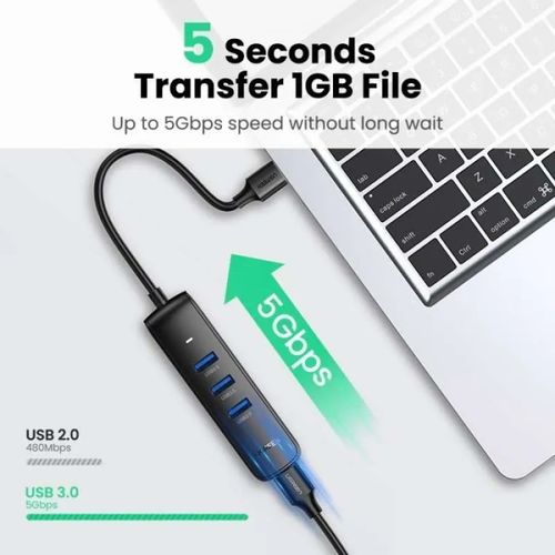 Ugreen USB 3.0 hub s 4 porta, 1M - kutija slika 5