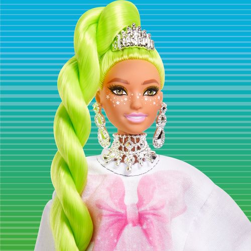 Barbie lutka Extra sa zelenom kosom slika 7