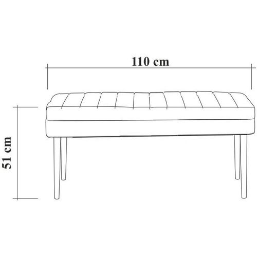 Woody Fashion Klupa, Atlantski bor Kamen, Vina Bench - Atlantic Pine, Stone slika 6