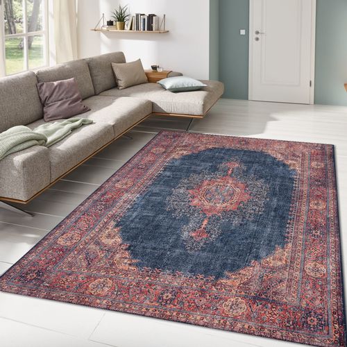 Conceptum Hypnose Tepih QUEEN, dimenzije: 75*230 cm, Blues Chenille - Dark Blue AL 26 slika 1