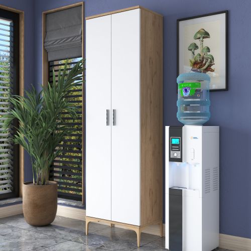 JE102 - 2790 WalnutWhite Multi Purpose Cabinet slika 1