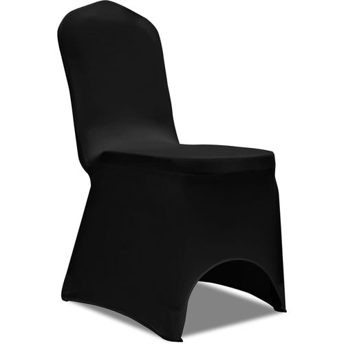 Navlake za stolice rastezljive crne 30 kom slika 12
