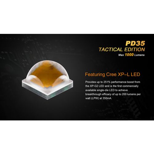Fenix svjetiljka ručna PD35 TAC LED slika 9