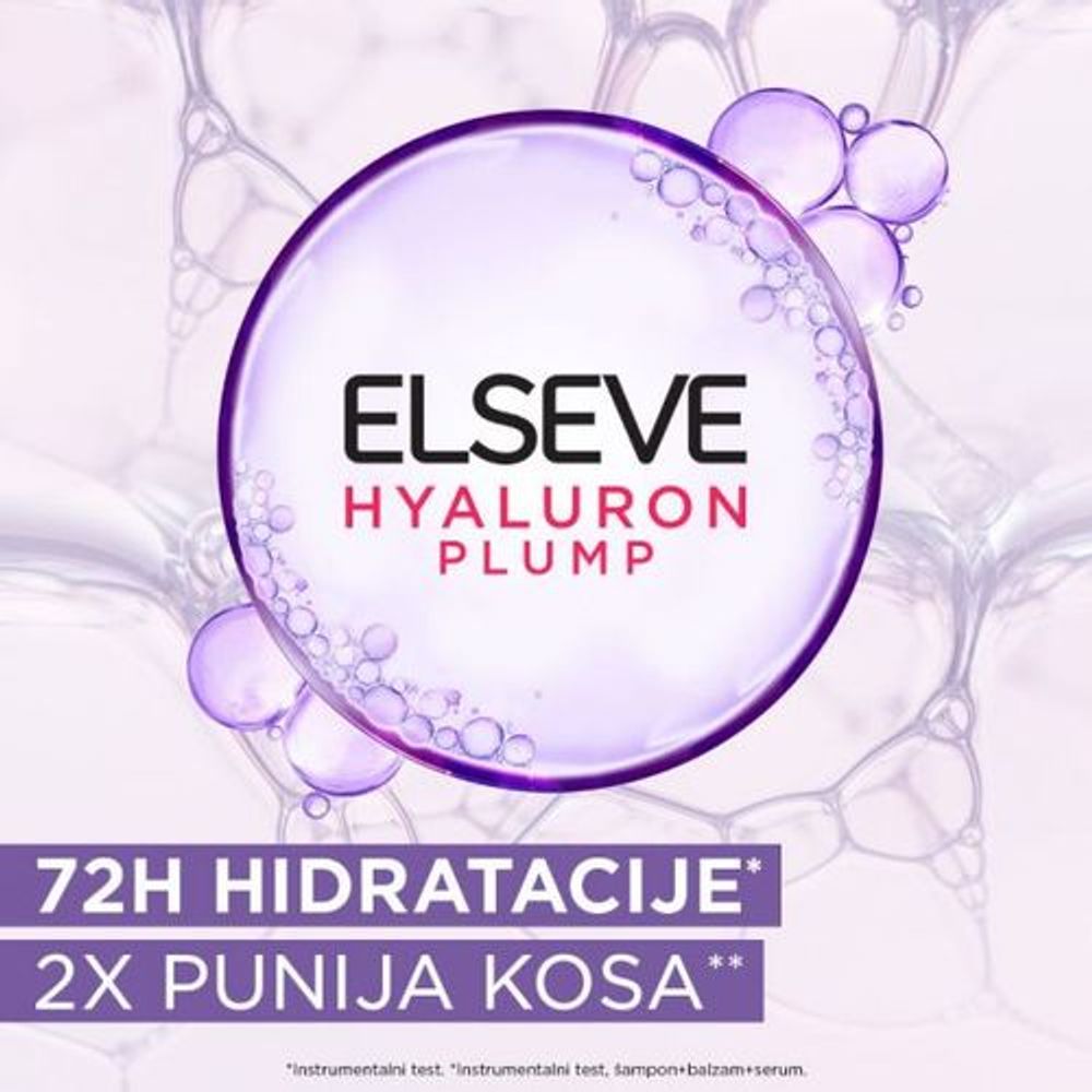 L'Oréal Paris Elseve Šampon za kosu Hyaluron Plump 250ml slika 2