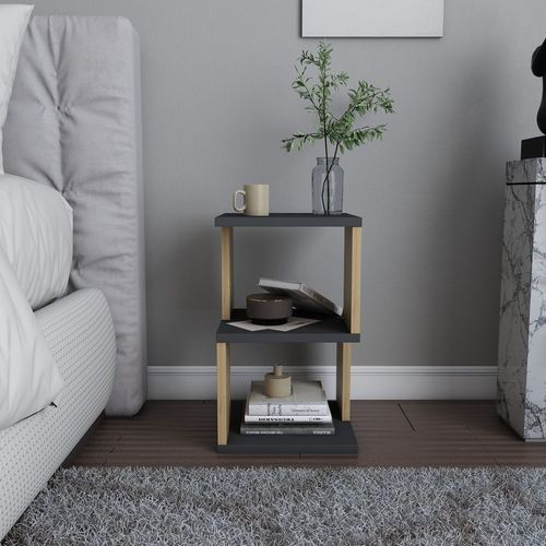 Carter - Anthracite, Oak Anthracite
Oak Nightstand slika 1