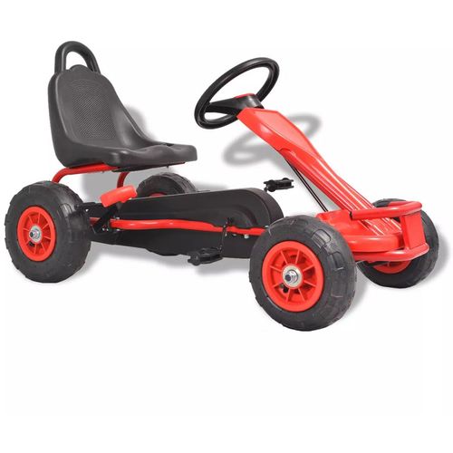 Go-Kart s Pedalama i Pneumatskim Gumama Crveni slika 29