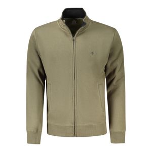 COVERI MOVING ZIP-UP SWEATSHIRT MEN GREEN