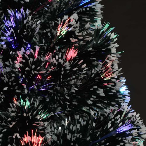 Umjetno božićno drvce sa stalkom LED 240 cm optička vlakna slika 4
