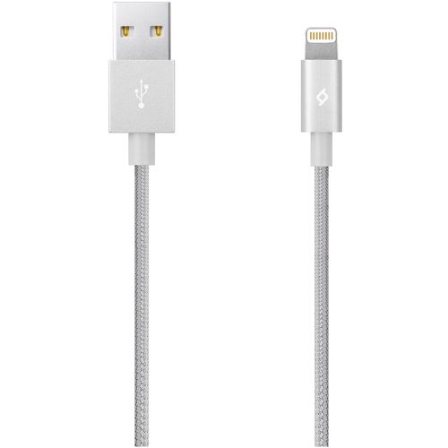 Ttec Kabel - MFi (Apple license) - Lightning to USB (1,20m) - Silver - Alumi Cable slika 1