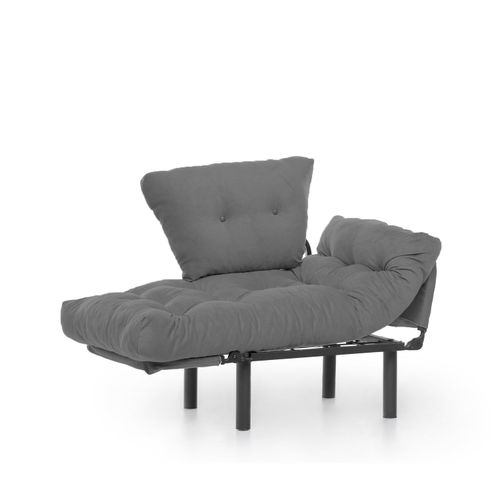 Atelier Del Sofa Fotelja, Sivo, Nitta Single - Grey slika 3