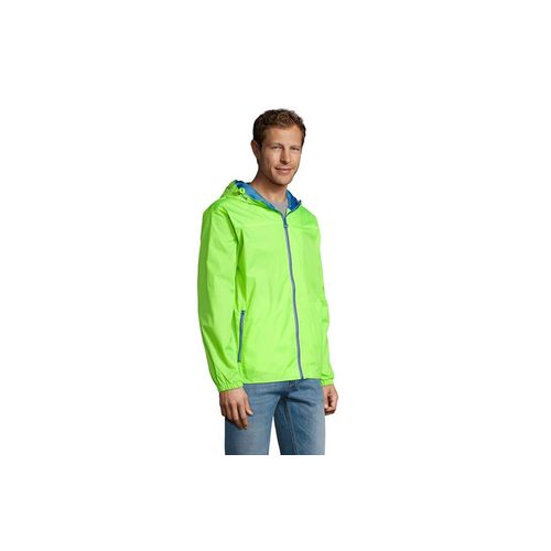 SKATE unisex vetrovka - Neon lime, XL  slika 3